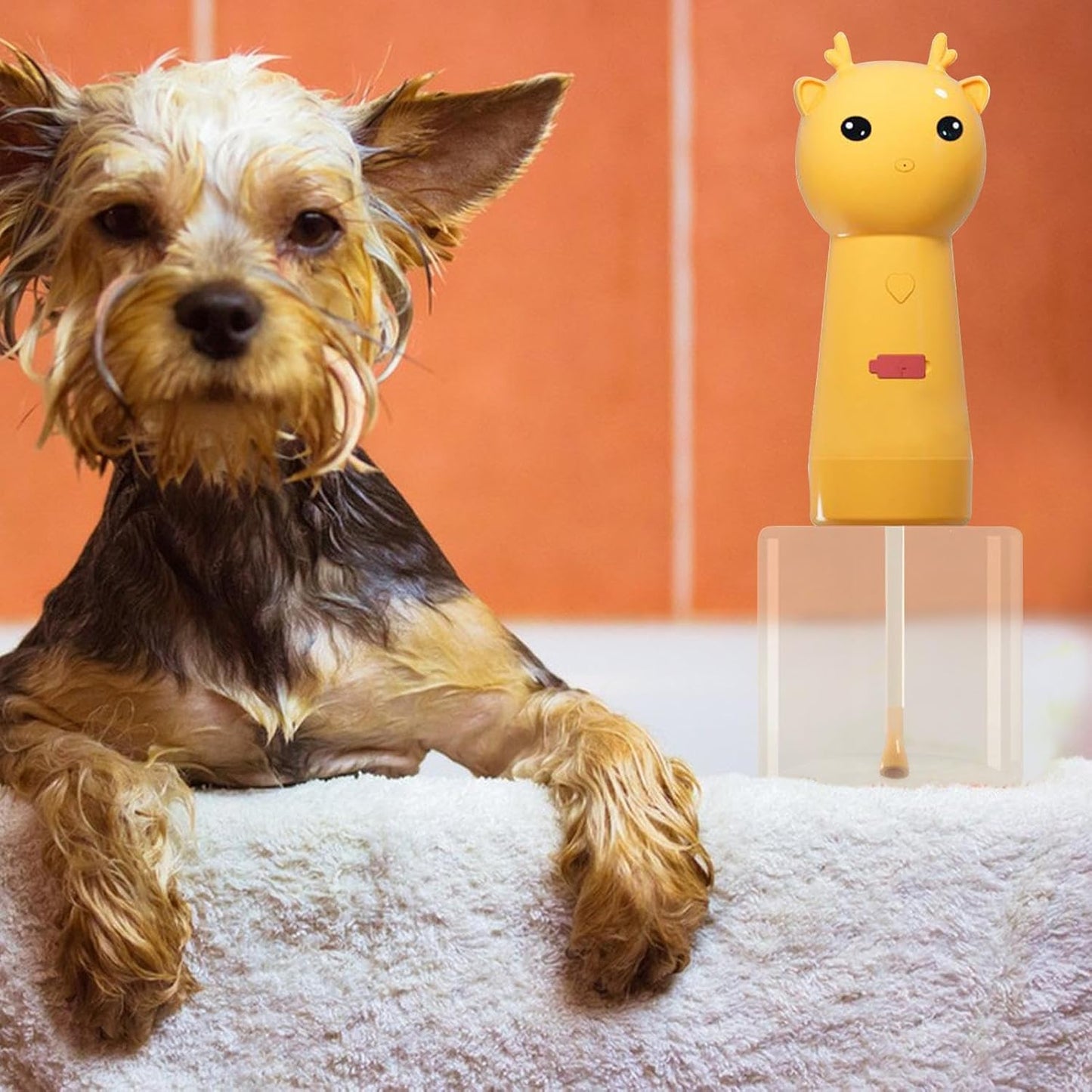 Electric Foaming Soap Dispenser for Dogs – Pet Bath Shampoo Pump for Sink, Bathtub & Kitchen
