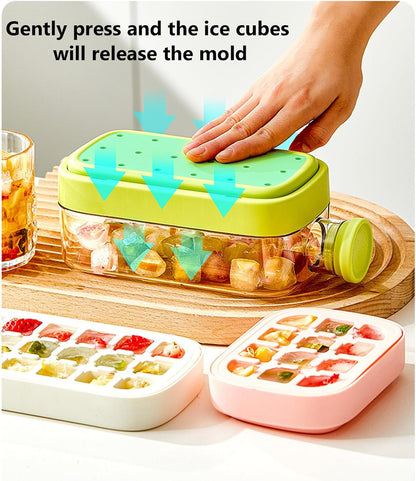 Water Bottle with Ice Tray 2-in-1