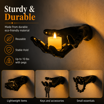 🥳3-Pack Light-Up Creepy Halloween Hands Wall Décor