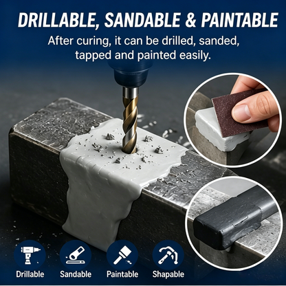 💥SAVE 50% NOW🏠Steel Reinforced Epoxy Repair Putty — Universal Glue for Metal, Wood, Plastic