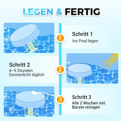 🏊‍♀️🌿💧 NO MORE HARSH CHLORINE! Solar Pool Ionizer – Gentle on Skin & Eyes, Natural Purification, Keeps Water Sparkling Clean for Family Fun 🏖️🍃