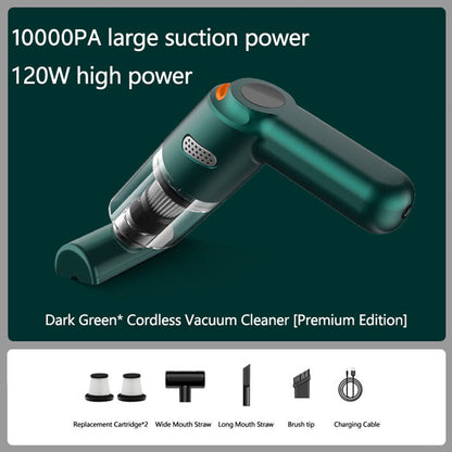Cordless car vacuum – 10000Pa suction, lightweight, long battery life!