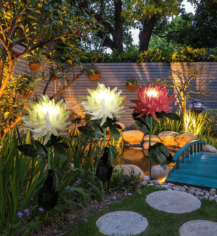 🎁Christmas Hot Sale -49% OFF🎁 - ARTIFICIAL Flower SOLAR GARDEN STAKE LED (🔥BUY 2 FREE 1🔥)
