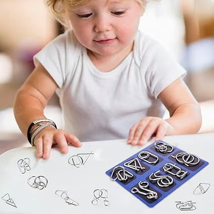 🔥Metal Puzzle Ring,Educational intellectual Toys IQ Toys,Metal Brain teaser Puzzles