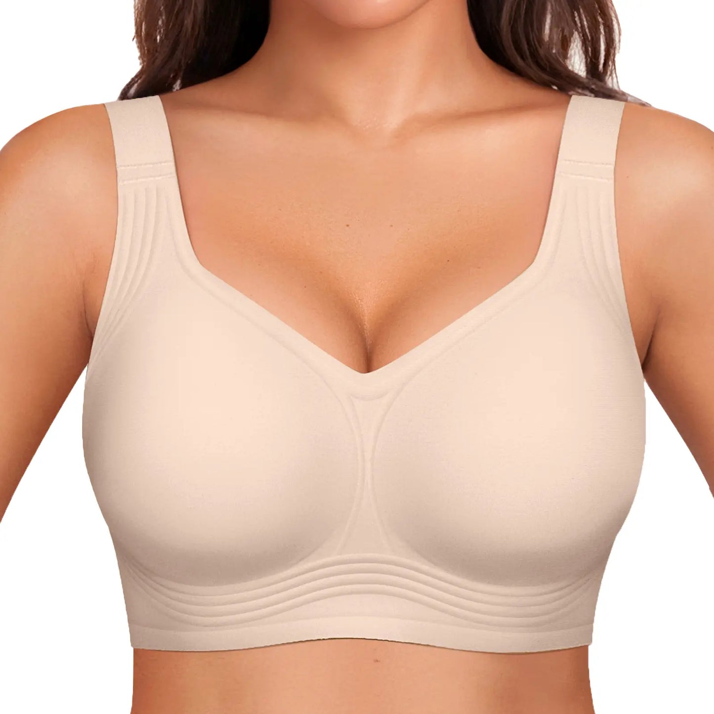 OEAK Jelly Wireless Padded Bra – Full Coverage Everyday Comfort Bra-A0010-D