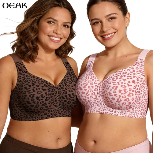 OEAK Jelly Wireless Padded Bra – Full Coverage Everyday Comfort Bra-A0010