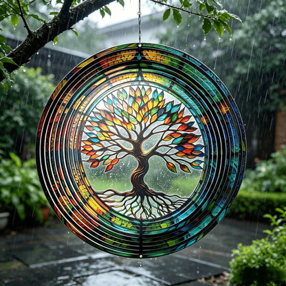 🎐 3D Rotating Wind Chime – Kinetic Hanging Wind Spinner for Garden, Balcony & Outdoor Decor