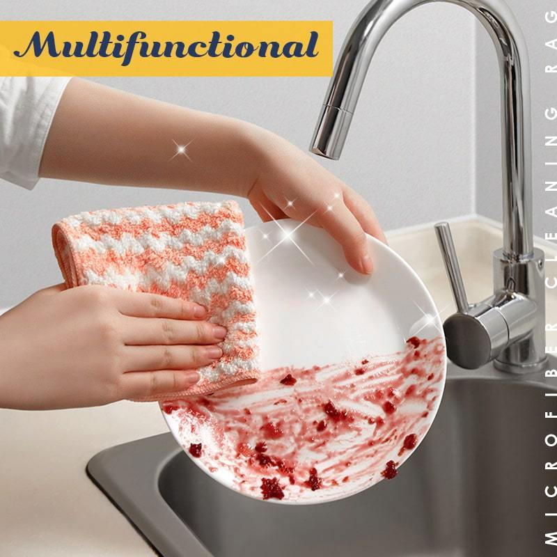 🧽 Microfiber Cleaning Cloths – Super Absorbent, Lint-Free & Reusable for All Surfaces 🧼
