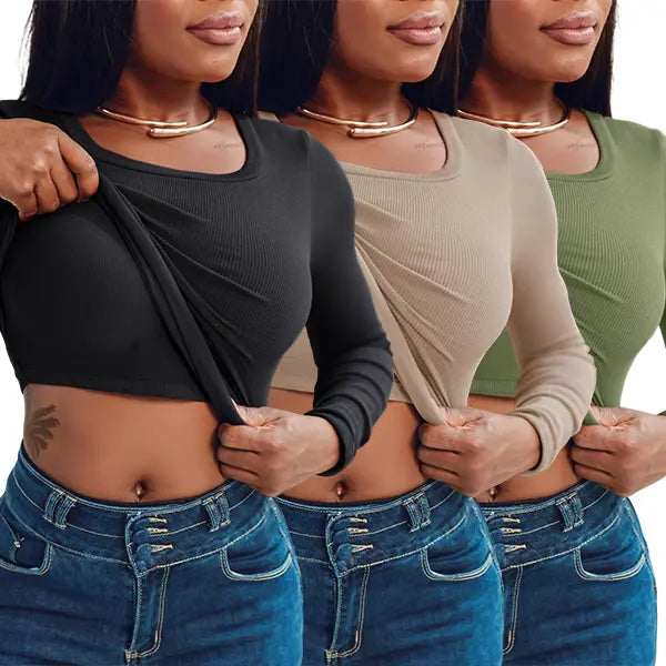ChicMe Built-In Bra Ribbed Tank Top – Padded Racerback Everyday Basic-A0012