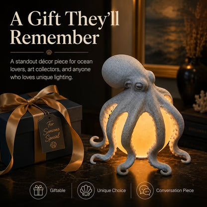 Octopus Ocean Decor Table Lamp