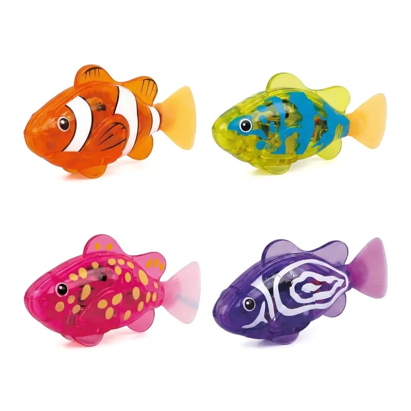 🔥🔥🛁✨Electronic Pet Fish Bath Toy | LED Light Up | Auto-Swimming Bath Toy🐠💦