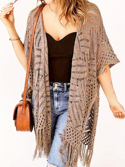 ✨🔥2026 Women's Lightweight Knit Cardigan 💖 Perfect for outdoor beach vacations and sun protection