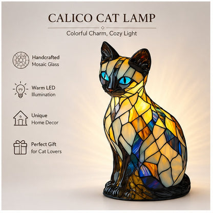 🐾 A Stained-Glass Cat Lamp That Makes Any Room Feel Magical ✨🏆