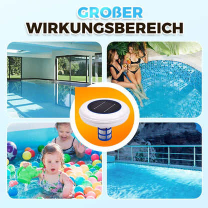 🏊‍♀️🌿💧 NO MORE HARSH CHLORINE! Solar Pool Ionizer – Gentle on Skin & Eyes, Natural Purification, Keeps Water Sparkling Clean for Family Fun 🏖️🍃