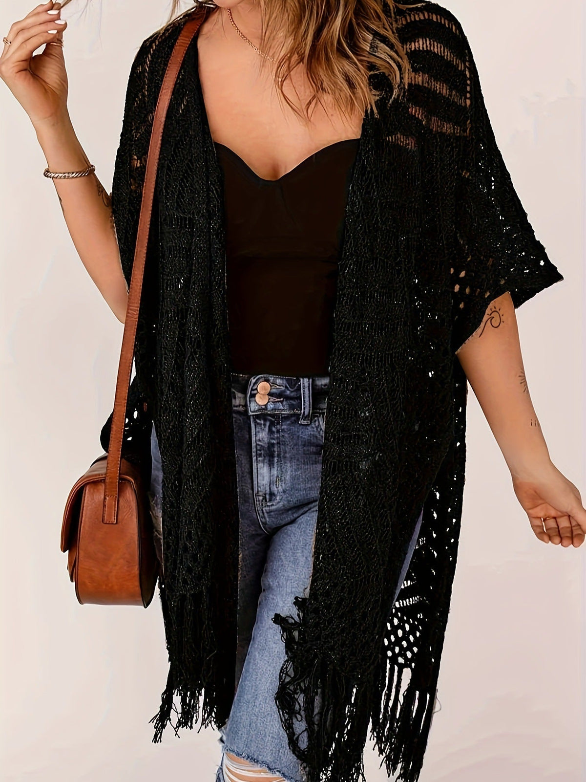 ✨🔥2026 Women's Lightweight Knit Cardigan 💖 Perfect for outdoor beach vacations and sun protection