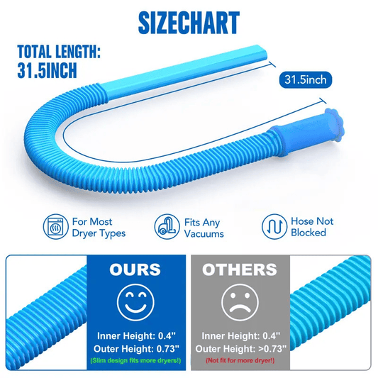 🔥Prevent Dryer Fires! Dryer Vent Lint Cleaner Kit | Universal Stretch Vacuum Attachment