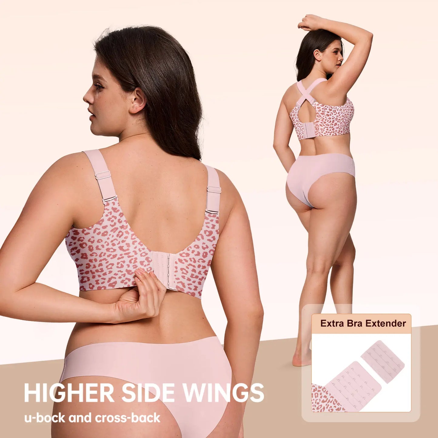 OEAK Jelly Wireless Padded Bra – Full Coverage Everyday Comfort Bra-A0010-D