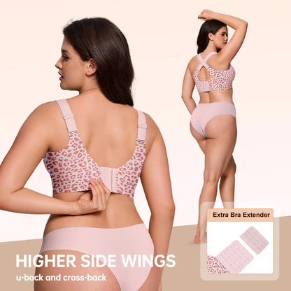 OEAK Jelly Wireless Padded Bra – Full Coverage Everyday Comfort Bra-A0010-D