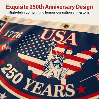 🖼️100% Veteran Owned / Handcrafted in USA-250th Anniversary Banners