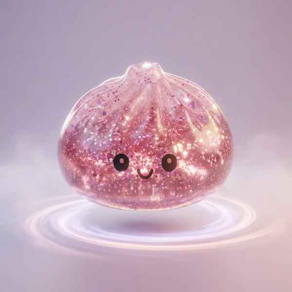 Rare Glitter Dumpling Squishy