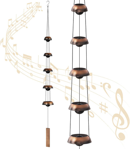 🏡 35" Brass Wind Chimes – Create a Peaceful Outdoor Retreat
