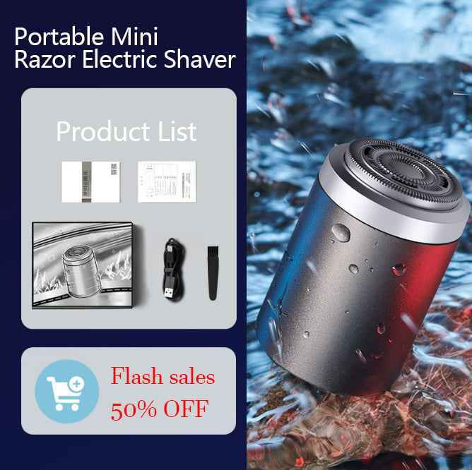 🔥LAST DAY - 35% OFF 🔥✨Newest Mini Portable Electric Shaver
