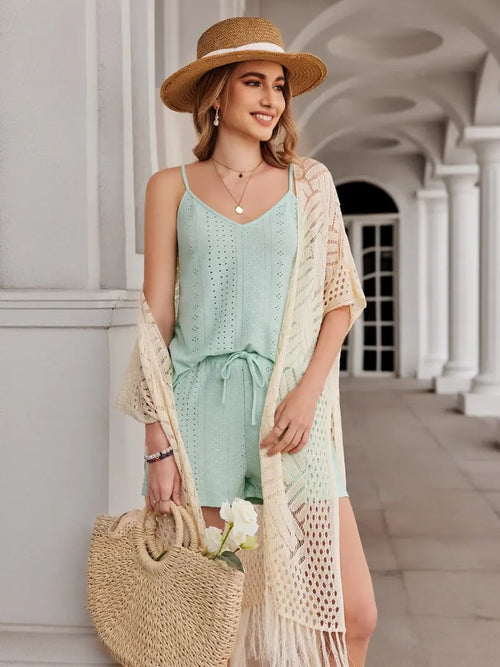 ✨🔥2026 Women's Lightweight Knit Cardigan 💖 Perfect for outdoor beach vacations and sun protection