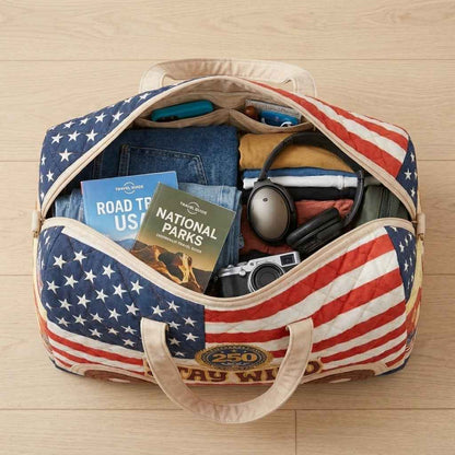 ✨🇺🇸 250th Anniversary Quilted Travel Bag | Lightweight, Spacious & Travel-Ready