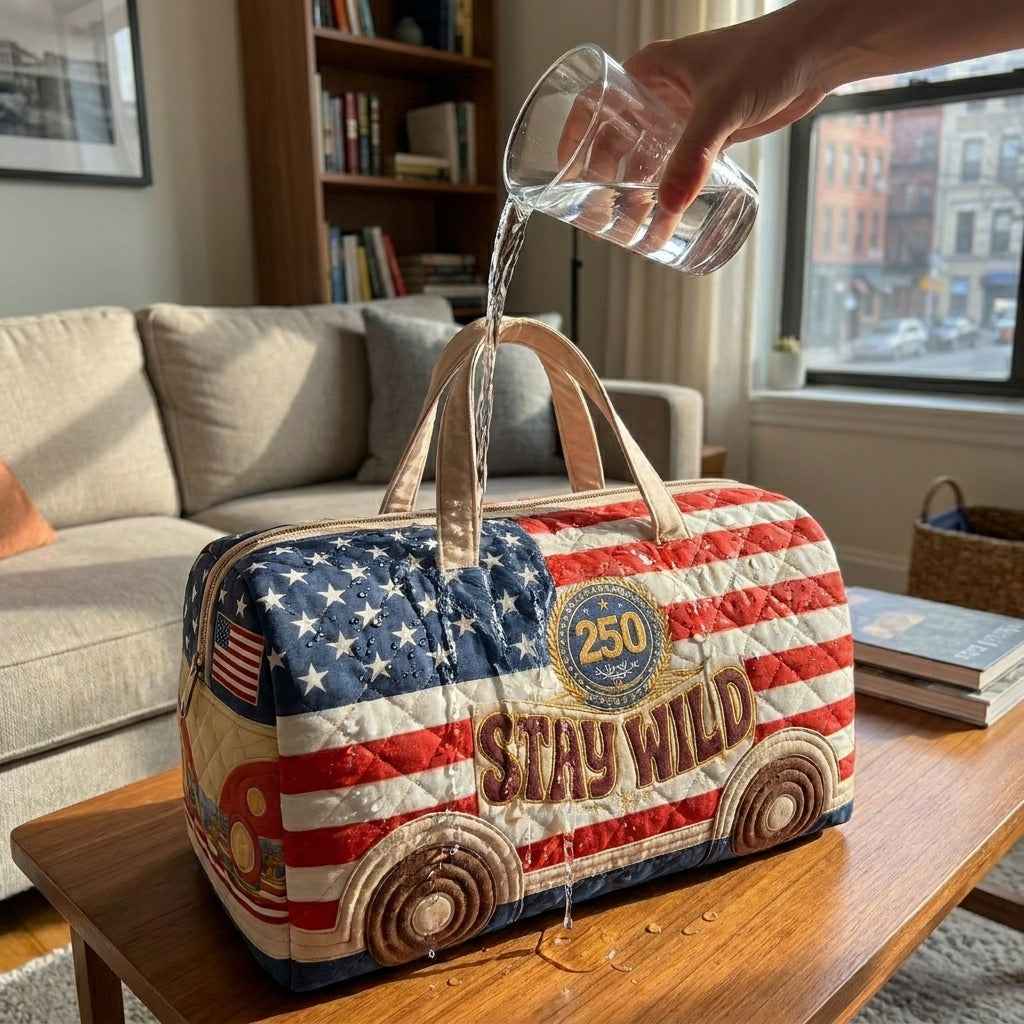 ✨🇺🇸 250th Anniversary Quilted Travel Bag | Lightweight, Spacious & Travel-Ready