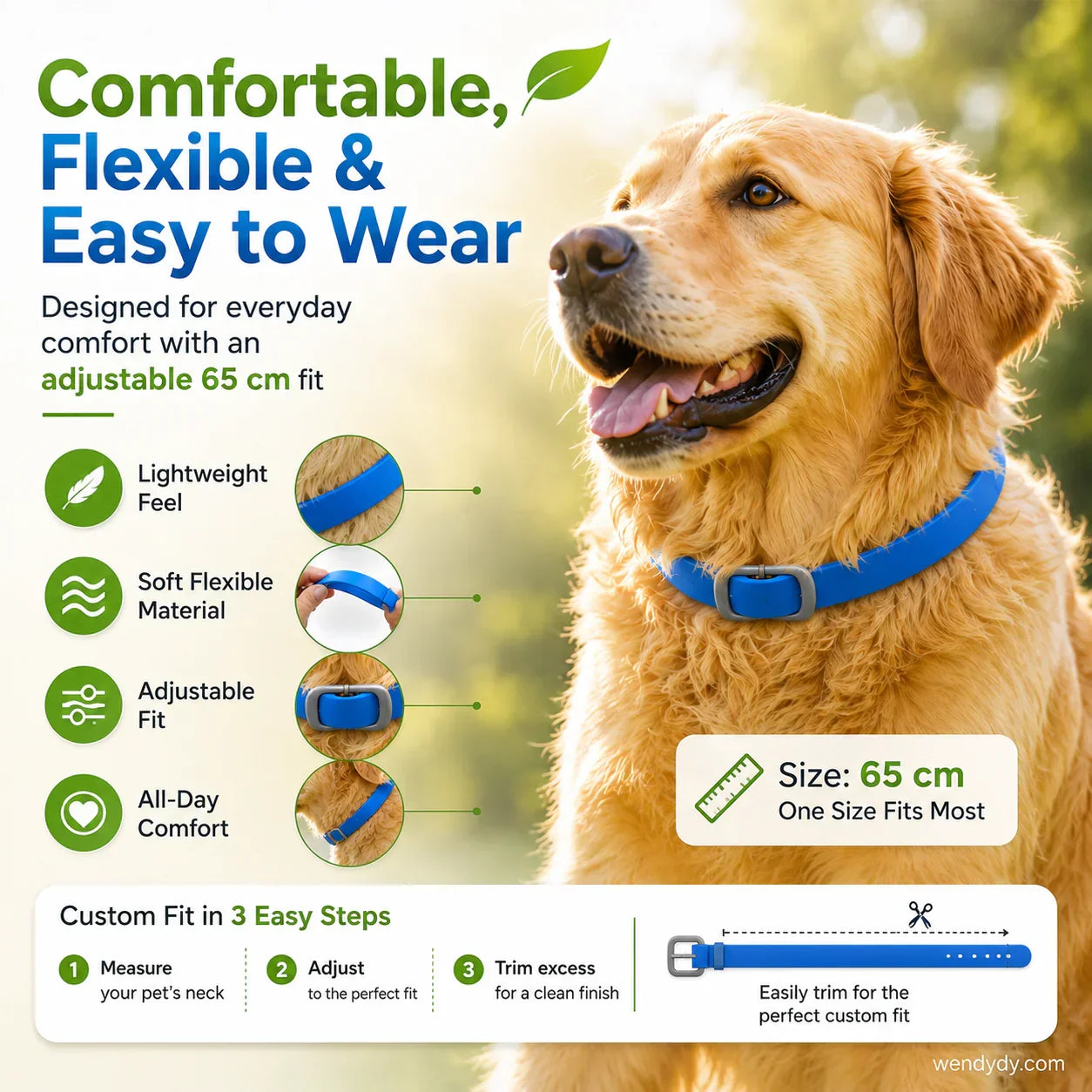 🎉 FLASH DEAL 45% OFF🐶🐱 – Plant-Based Flea & Tick Collar 🌿 Up to 8 Months Protection, Slow-Release Oils, Water-Resistant 💦 Repels Mosquitoes & Larvae, Comfortable & Safe for Daily Wear 🐕