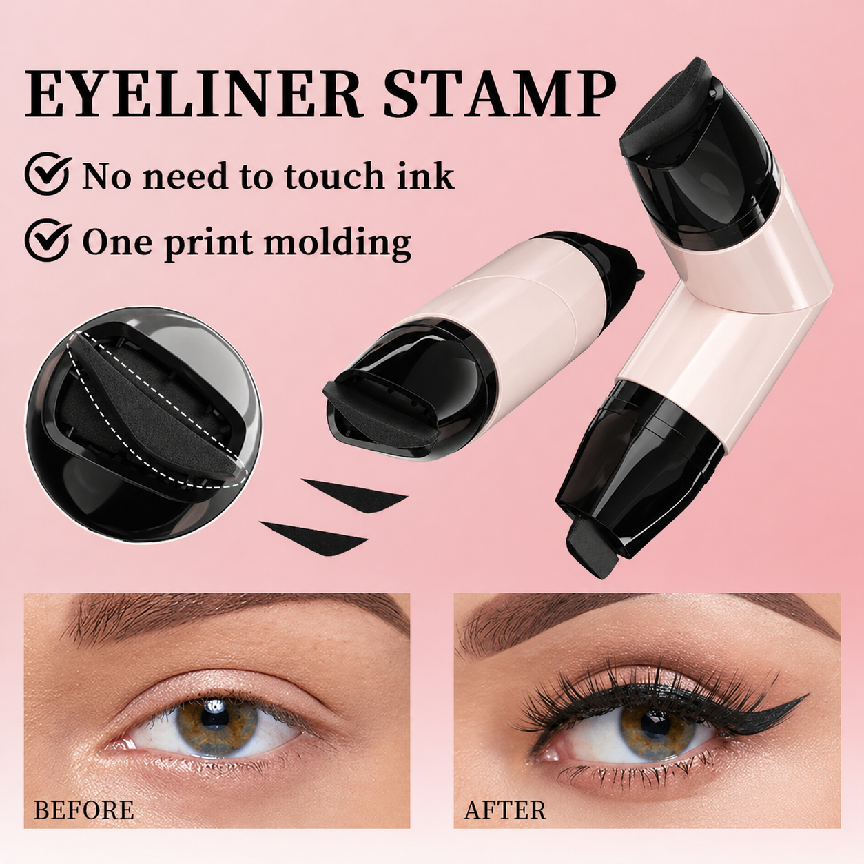 ⏰ Last Day BOGO! Eyeliner Stamp — Flawless Wings Instantly ✨🎯