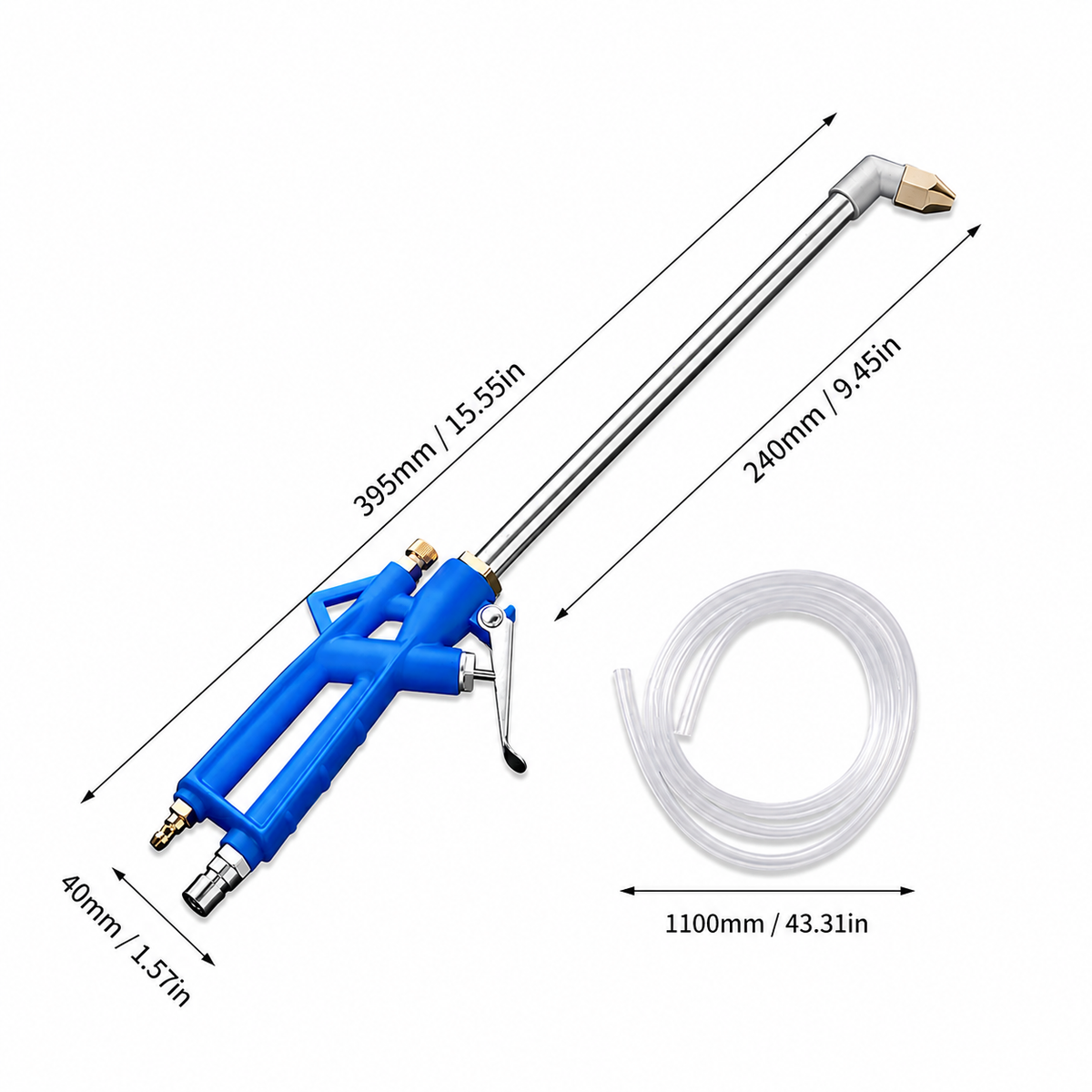 🥳2026 HOT SALE🥳💞50K+ SOLD 🚗 Heavy-Duty Pneumatic Air Blow Gun 💨 High-Pressure Metal Cleaning Tool for Auto Repair