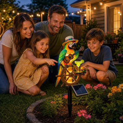 🔥Last Day 49% OFF Sola🔥-🌴Powered Parrot Garden Light- "Wastin" Away Again"