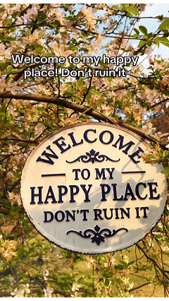🔥Last Day Sale 60% OFF -Happy Place – Vintage Statement Metal Sign😊