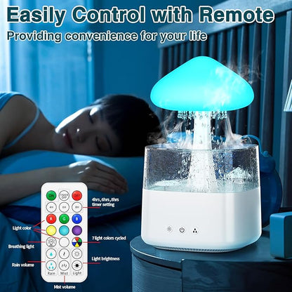Drip Waterfall Lamp Mushroom Humidifier
