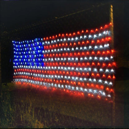 American Flag Lights Outdoor 420 LED String Lights Party Decor