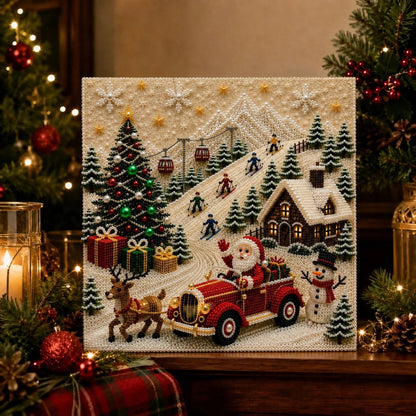 Christmas Diamond Painting Art Kit with Frame