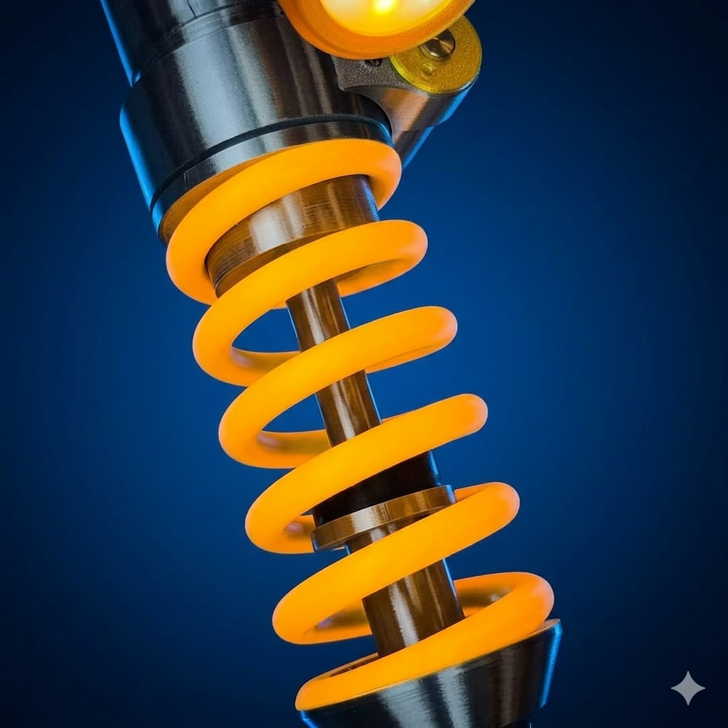 🔥 50% OFF Today | 💡 Adjustable Suspension Shock LED Lamp | Unique Decor for Gaming Rooms & Car Fans