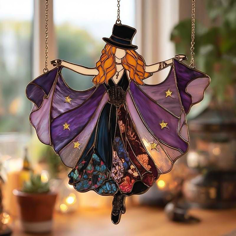 💥💃 Stevie Nicks 🤘 Handmade Spinning Suncatcher Boho Home Decor