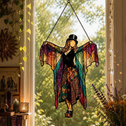 💥💃 Stevie Nicks 🤘 Handmade Spinning Suncatcher Boho Home Decor
