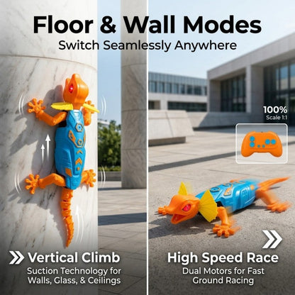 Wall Climbing Lizard RC Toy for Kids Boys Girls Indoor