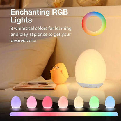 Egg Baby Night Light with 7 Dimmable Colors
