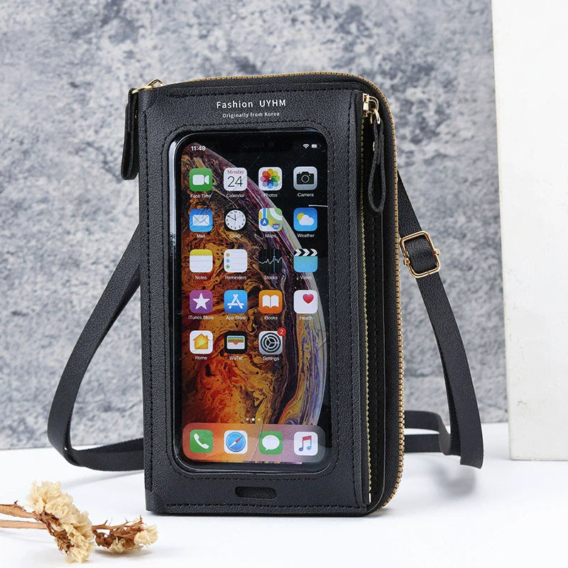 🎀Chic Mini Leather Crossbody Bag | Women Lightweight Phone Purse Wallet Bag