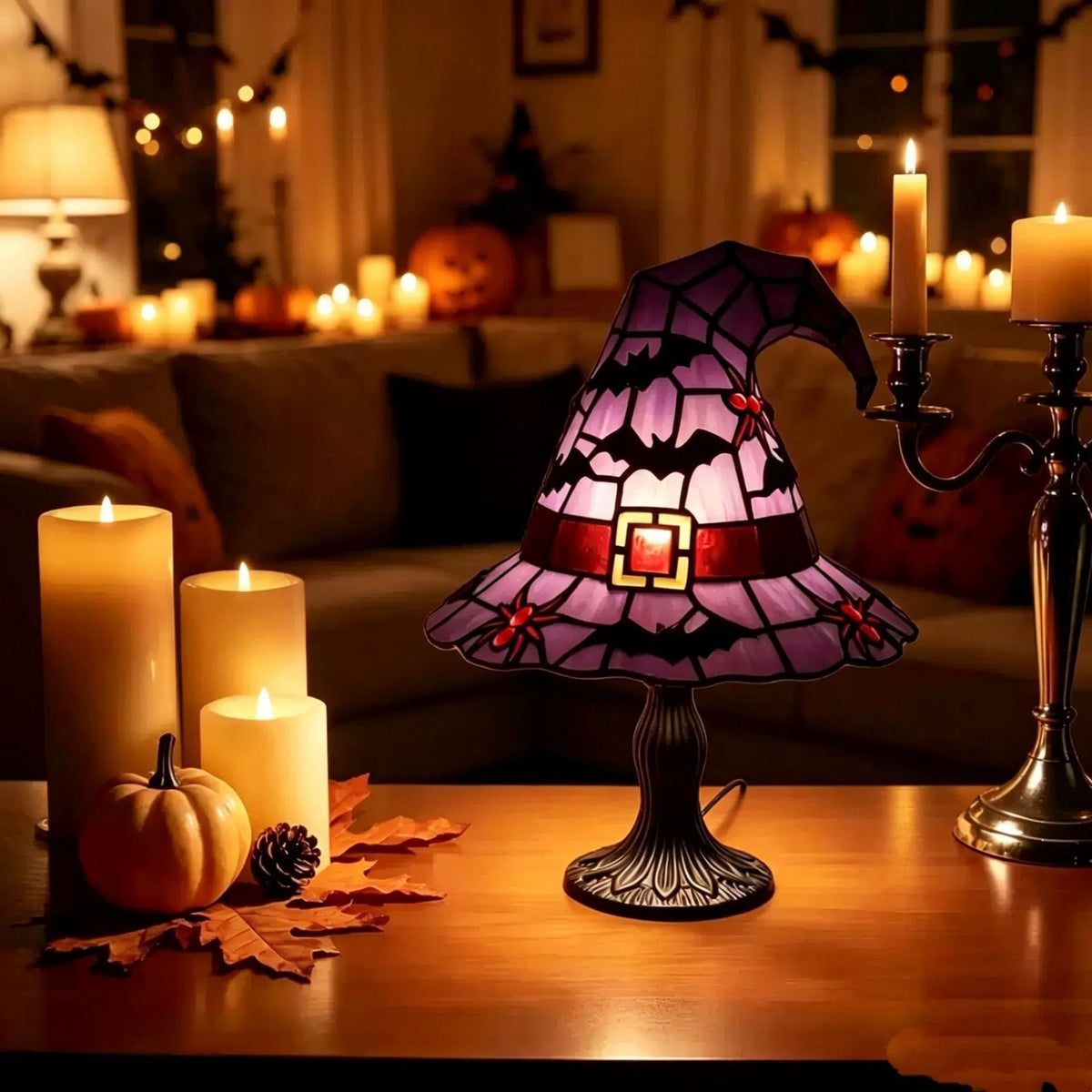 🎃 Halloween Sale — 50% OFF Today🔮 The Witch’s Hat Halloween Lamp – Light Up Your Haunted Home