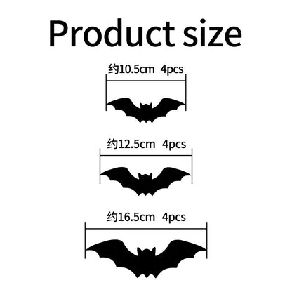 Lighted 3D Flying Bat Halloween Wall Decorations