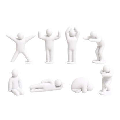 Paintable Meccha Chameleon Ultimate 3D Figure Pack 8 Pcs