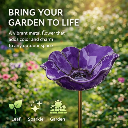 🔥2026 Mother's Day Gifts 50% Off🔥Handmade Metal Flower Garden Stake🐦
