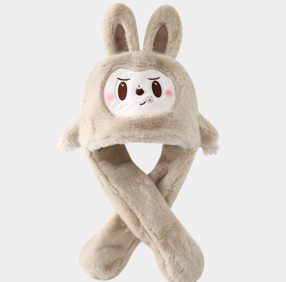 The "Snot Bubble" Monster: Ultra-Plush 2-in-1 Winter Hoodie Scarf for Kids (Age 3-12)