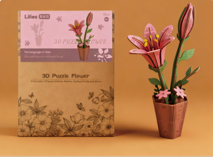 3D Wooden Flower Puzzle -BUY 1 GET 1 FREE