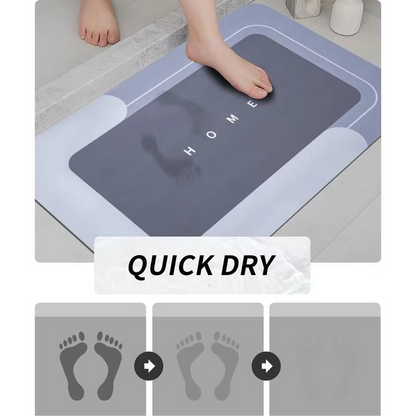 🏆Last Day Sale -50% OFF⚡3-Piece Anti-Slip Bathroom Mat Set – Quick-Dry U-Shaped Toilet & Floor Mats